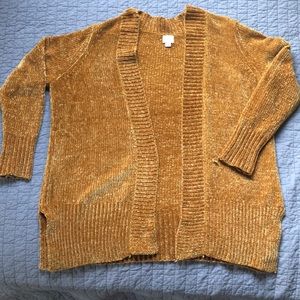 Targets “a new day” mustard yellow knit sweater